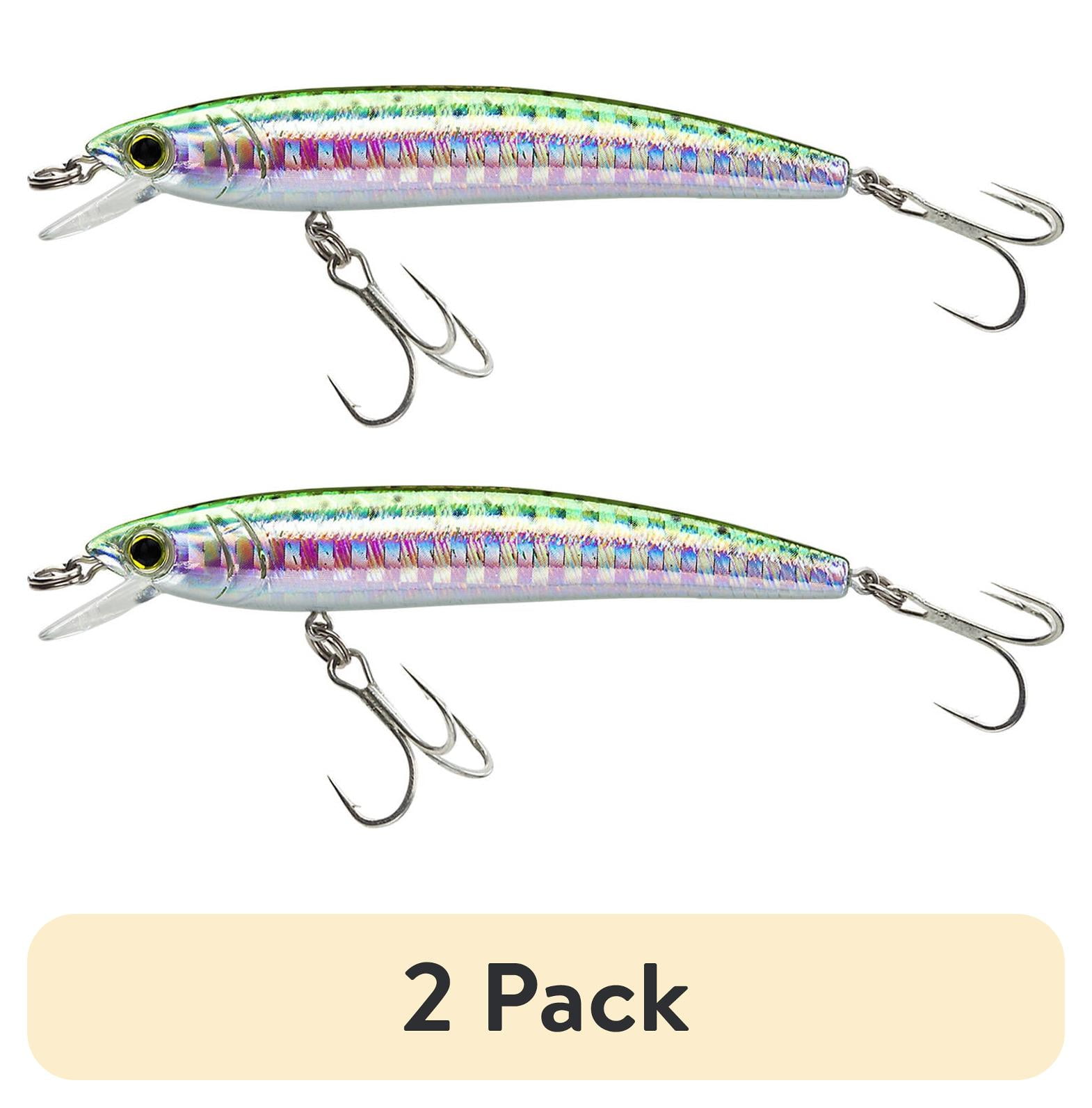 (2 pack) Yo-Zuri Pins Minnow (F), 50mm, 2", Hard Bait Lure