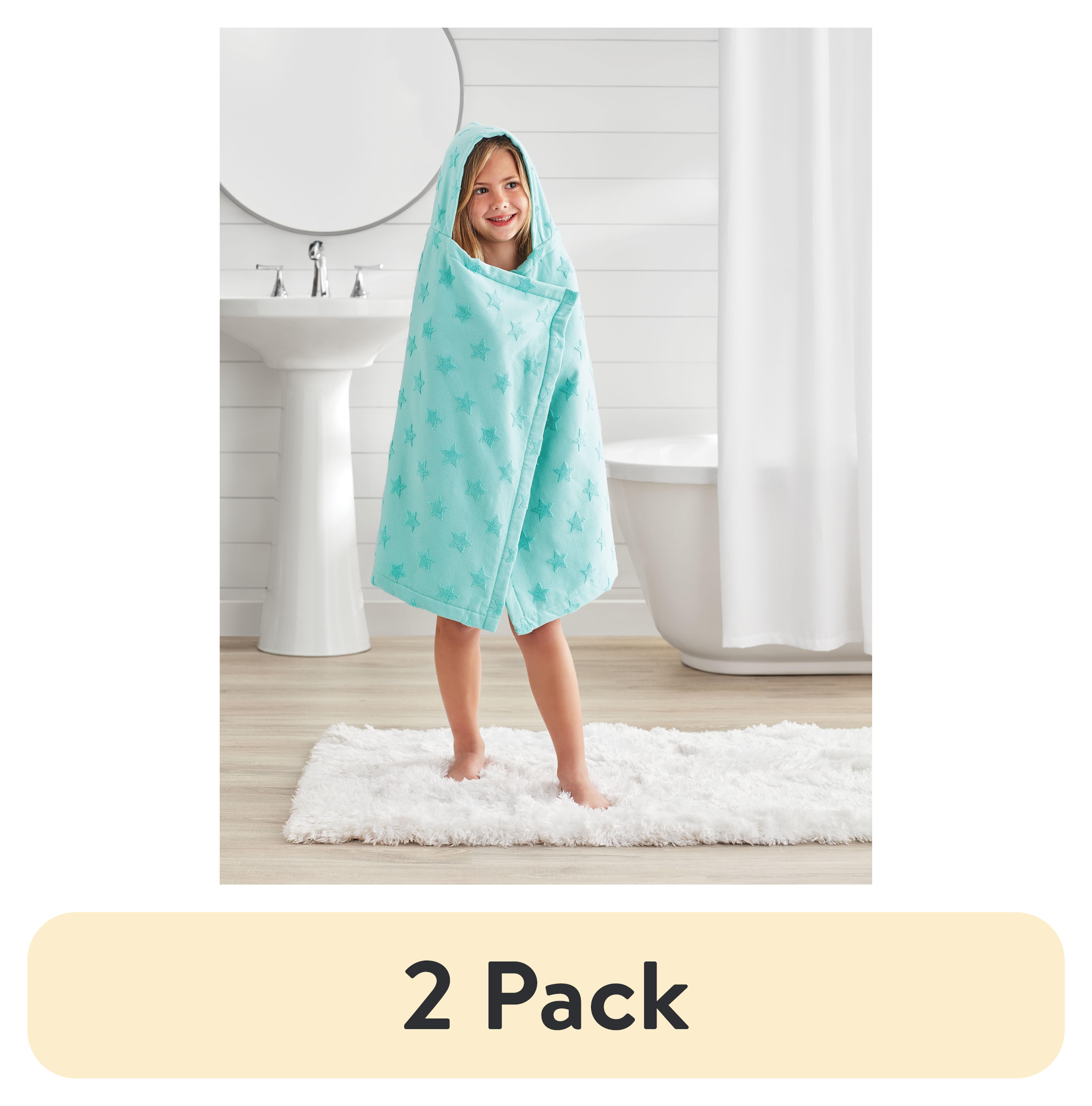 Your Zone Kids Blue Shark Cotton Hooded Towel, Age 2-4