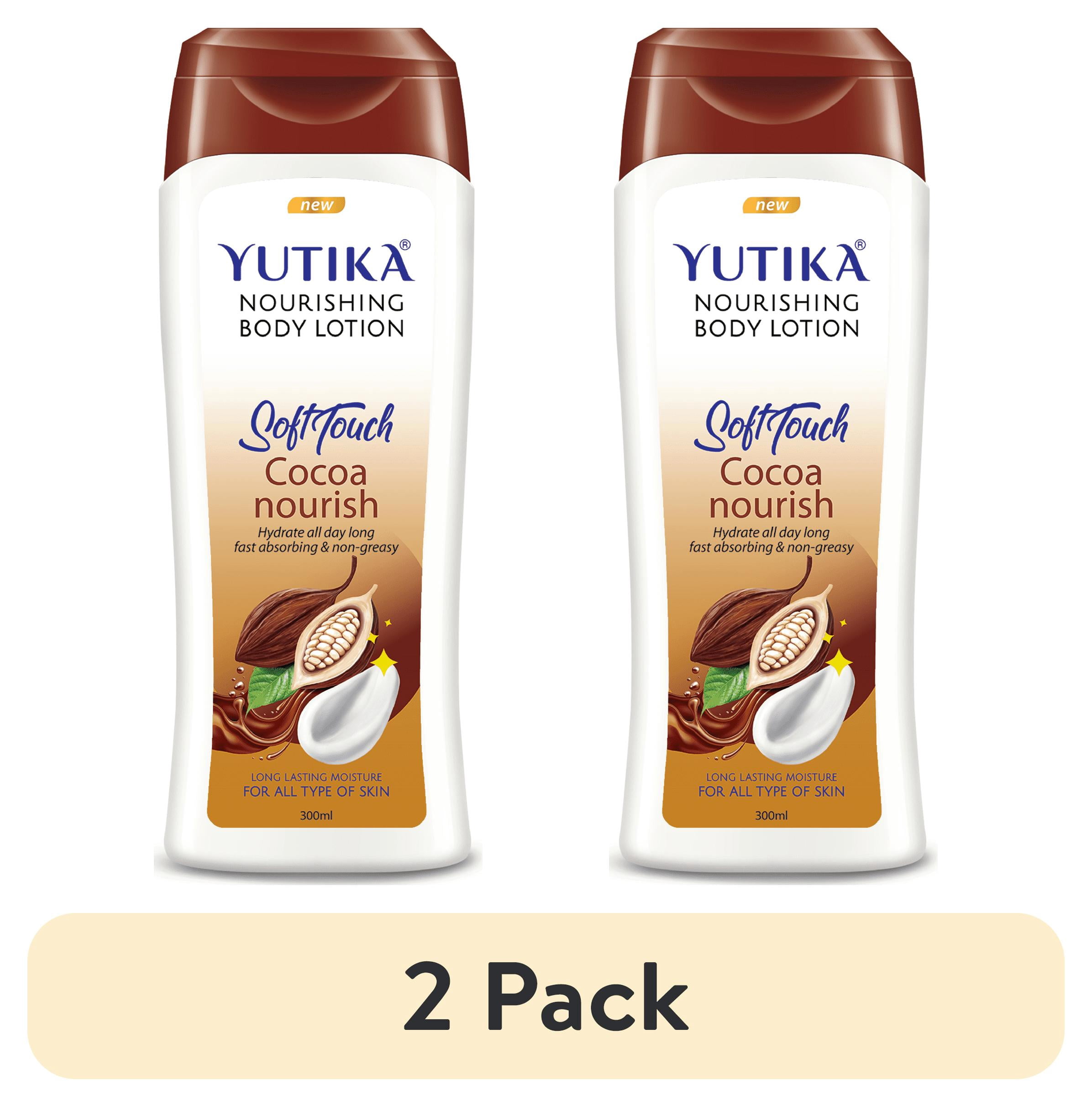 (2 pack) Yuthika Cocoa Butter Nourish Daily Moisturizing Body Lotion, Long -Lasting Smoothing, Man and Women, All type of Skin 10.42 fl oz