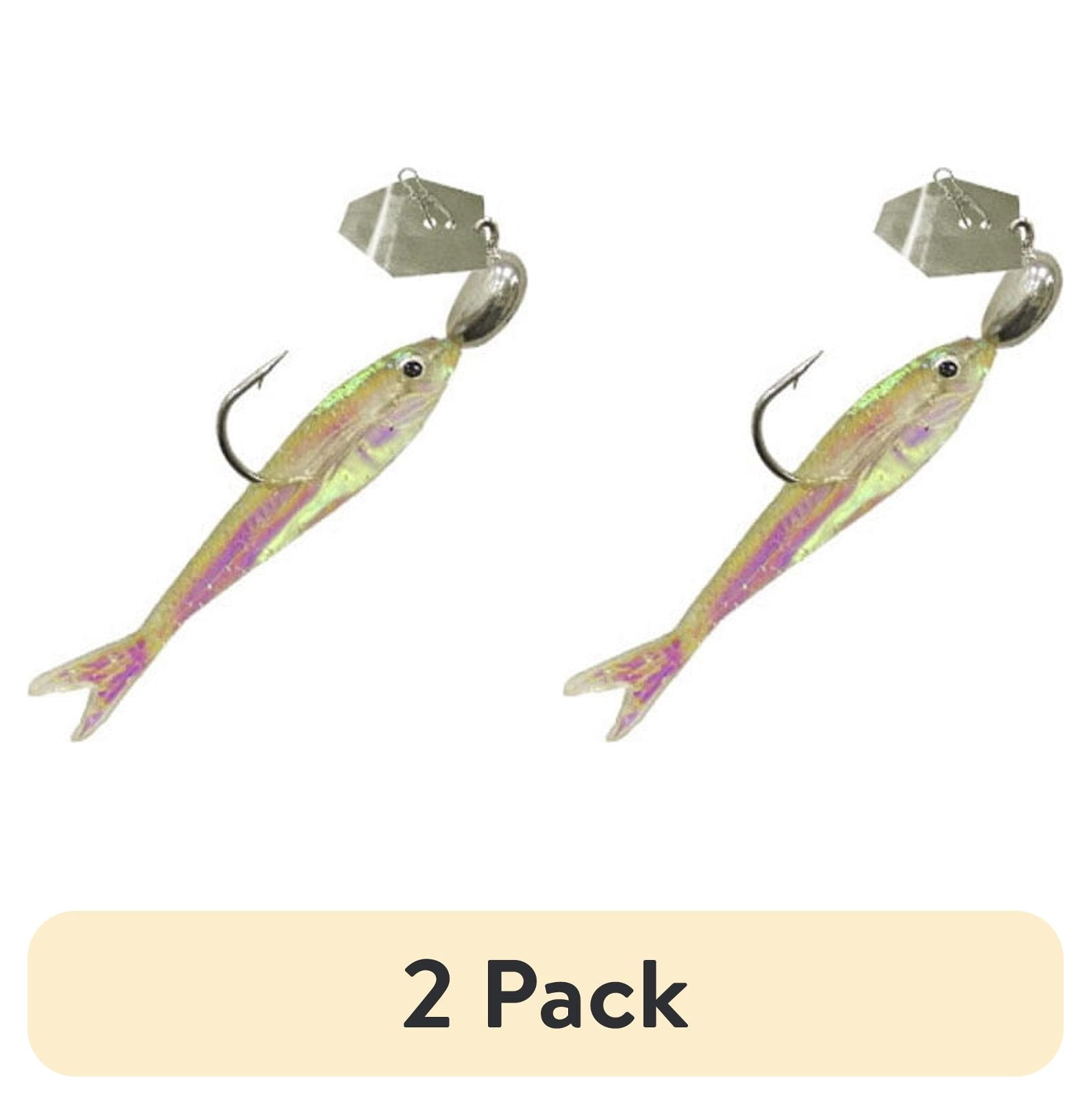 (2 pack) Z-Man Chatterbait Flashback Mini 1/8oz Silver/Natural