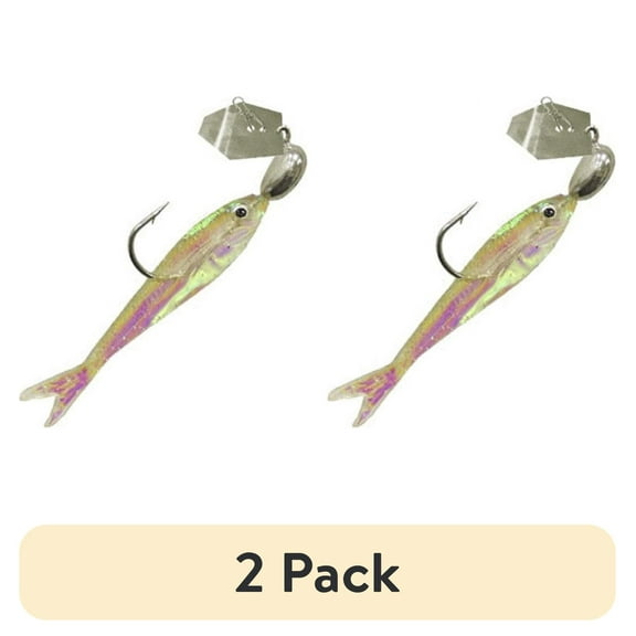 (2 pack) Z-Man Chatterbait Flashback Mini 1/8oz Silver/Natural