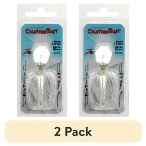 (2 pack) Z-Man Chatterbait Micro 1/8oz White