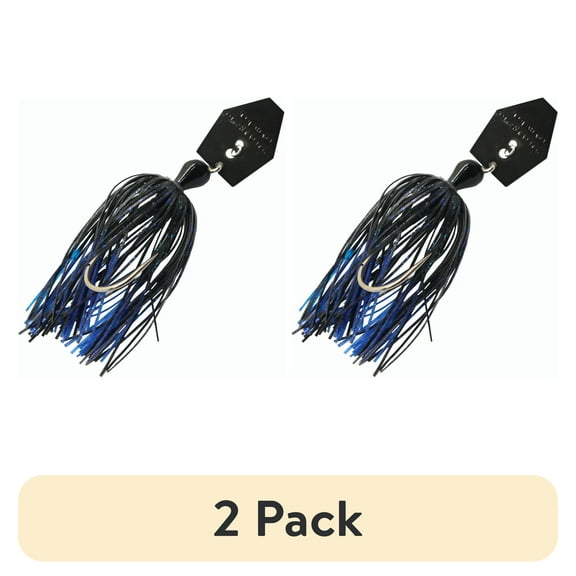 (2 pack) Z-Man Chatterbait Original 1/4oz Blue Back/Nickel Blade