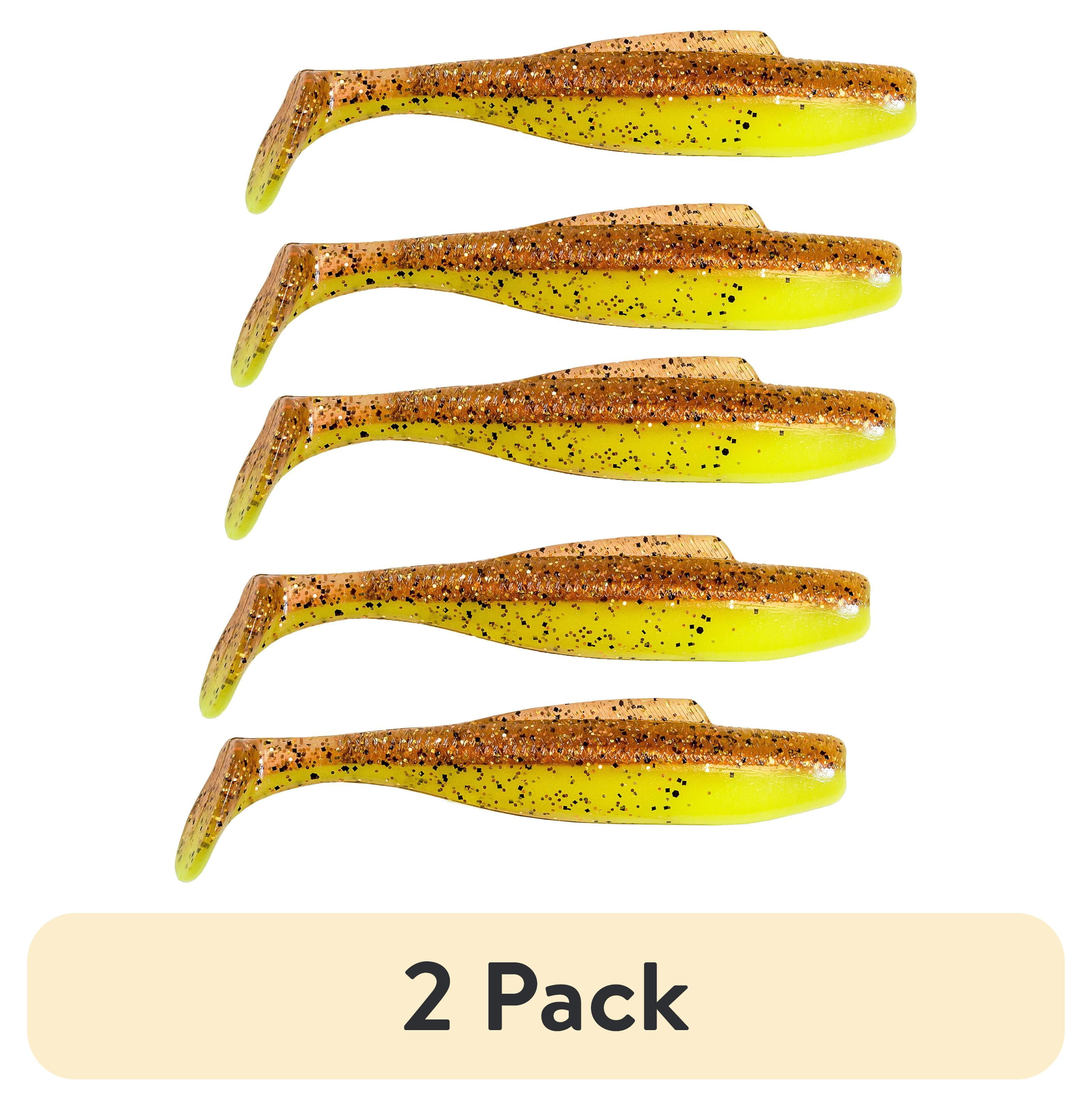 (2 pack) Z-Man DieZel MinnowZ 4" Soft Bait Fishing Lures for Bass with Hook Slot, 5-Count