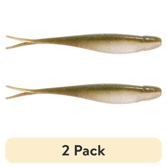 (2 pack) Z Man Scented Jerk ShadZ 4'' Shiner 5pk