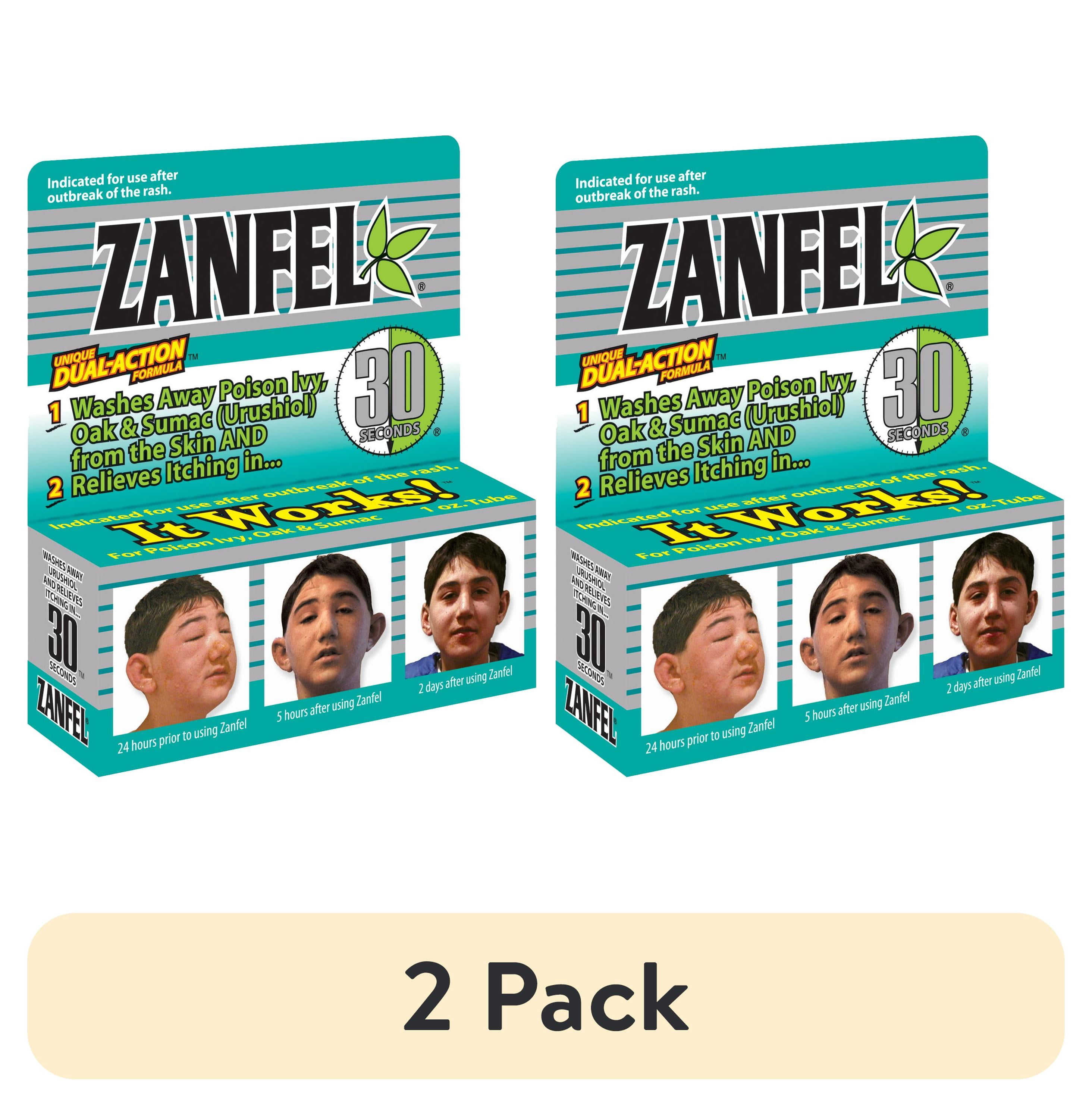 (2 pack) ZANFEL - Poison Ivy, Oak & Sumac Wash, 1 Oz