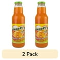 thumbnail image 1 of (2 pack) ZanaMia Carrot Orange Juice Drink, 25.4 fl oz Single Glass Bottle, 1 of 9