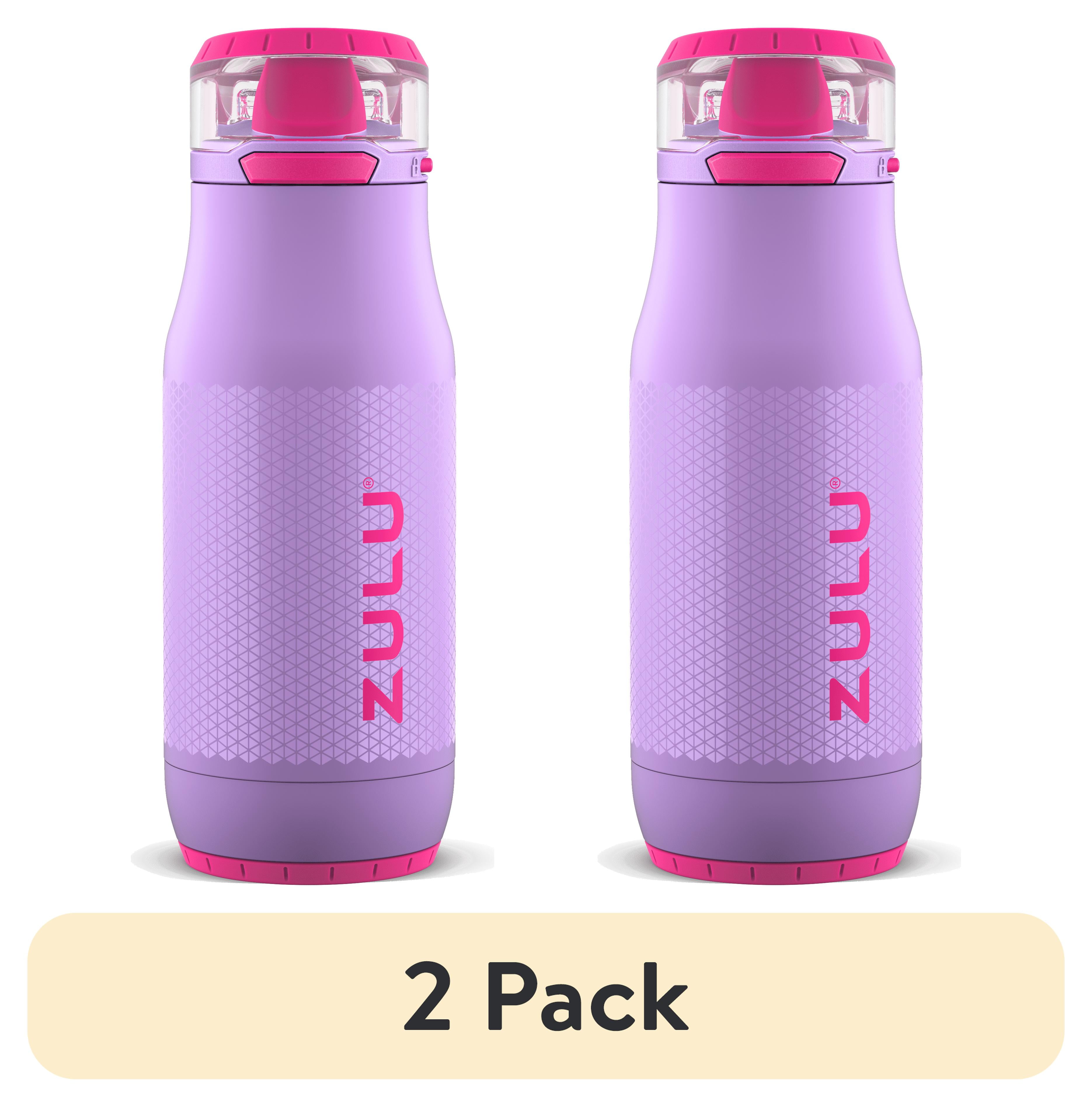 (2 pack) ZULU Chase 14 fl oz. Purple and Pink Stainless Steel Water Bottle