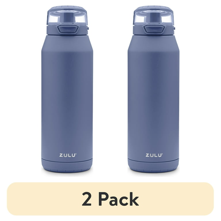 2 pack) ZULU Swift 32oz Stainless Steel Water Bottle With Chug Lid