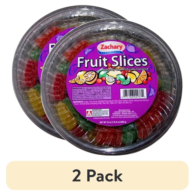 サリー 2 pack) Zachary Fruit Slices, 24 Oz. - Walmart.com