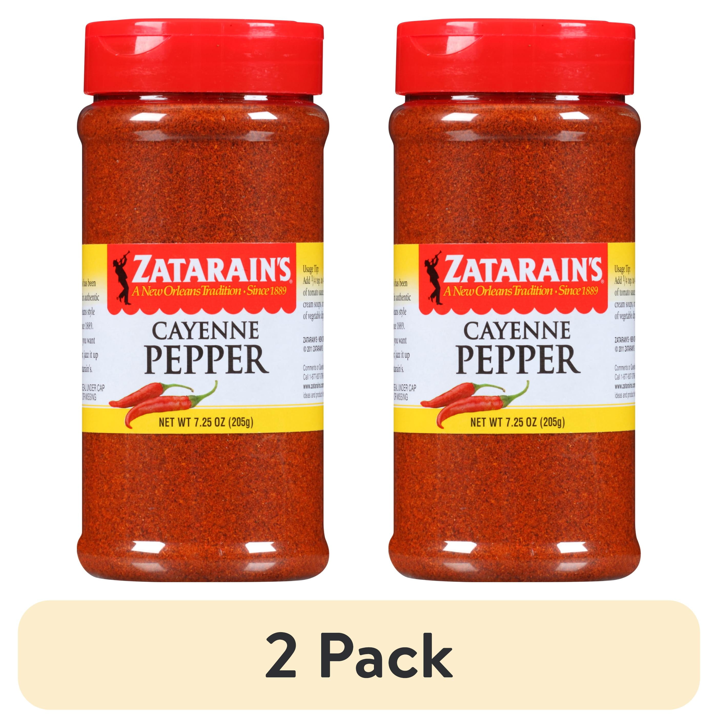 (2 pack) Zatarain's Cayenne Pepper, 7.25 oz Bottle