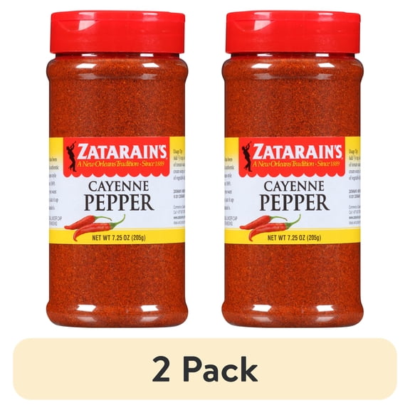 (2 pack) Zatarain's Cayenne Pepper, 7.25 oz Bottle