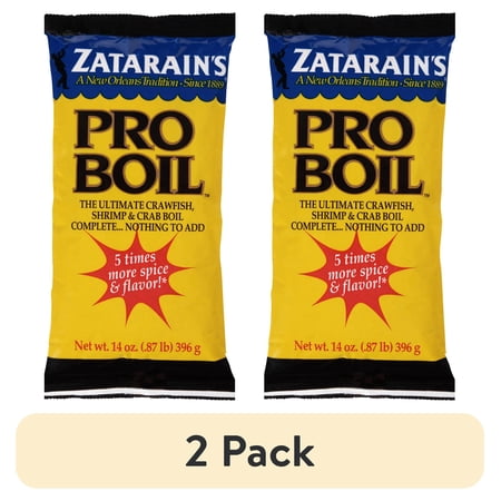 (2 pack) Zatarain's Pro Boil Poly Bag, 14.0 oz Bag