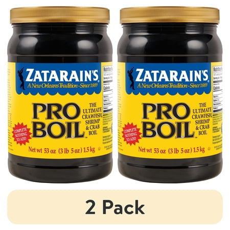 (2 pack) Zatarain's Seafood Pro-Boil, 53.0 oz Jar