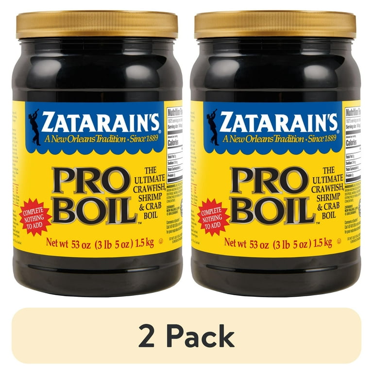 2 pack) Zatarain's Seafood Pro-Boil, 53.0 oz Jar - Walmart.com