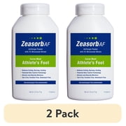 2 pack Zeasorb Antifungal Athletes Foot Powder, 2.5oz, 1 Count