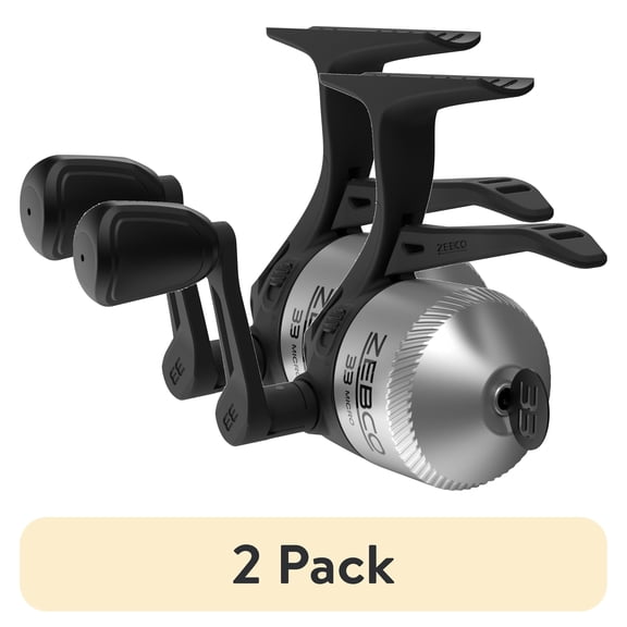 (2 pack) Zebco 33 Micro Triggerspin Fishing Reel