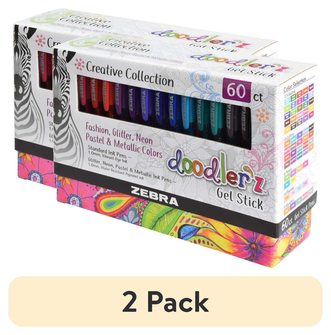 2-pack-Zebra-Doodler-z-Gel-