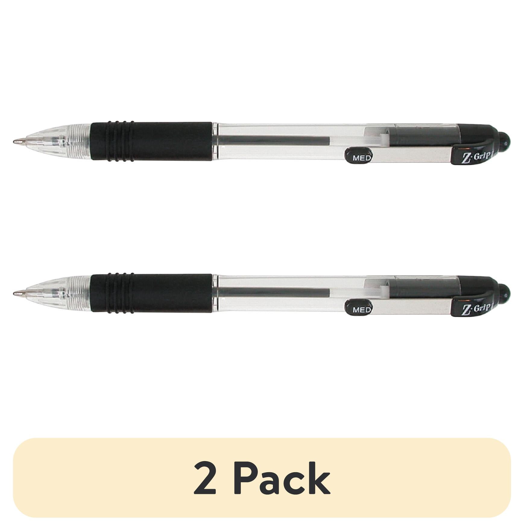 (2 pack) Zebra Z-Grip Retractable Ballpoint Pen, Assorted Ink, Medium, 48/Pack