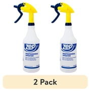 (2 pack) Zep Professional Plastic Spray Bottle, 32 oz, Adjustable Nozzle, Comfort Grip