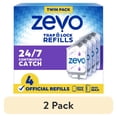 thumbnail interactive-video image 1 of (2 pack) Zevo Flying Insect Trap Refill: 4 Indoor Light Trap Refill Cartridges Capture House Flies, Fruit Flies, and Gnats (4 Refill Cartridges), 1 of 14