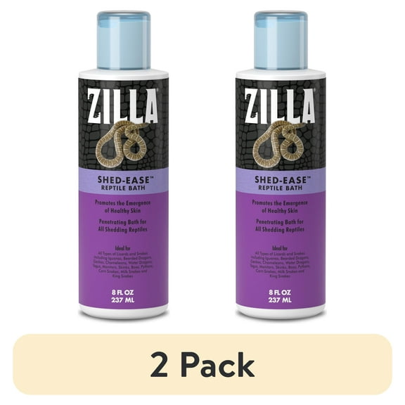 (2 pack) Zilla Shed-Ease Reptile Bath 8 oz.