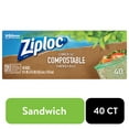 thumbnail image 1 of (2 pack)Ziploc® Compostable Sandwich Bags, 40 ct, 1 of 1