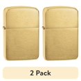 thumbnail image 1 of (2 pack) Zippo 1941 Replica Brushed Brass Pocket Lighter, 1 of 7