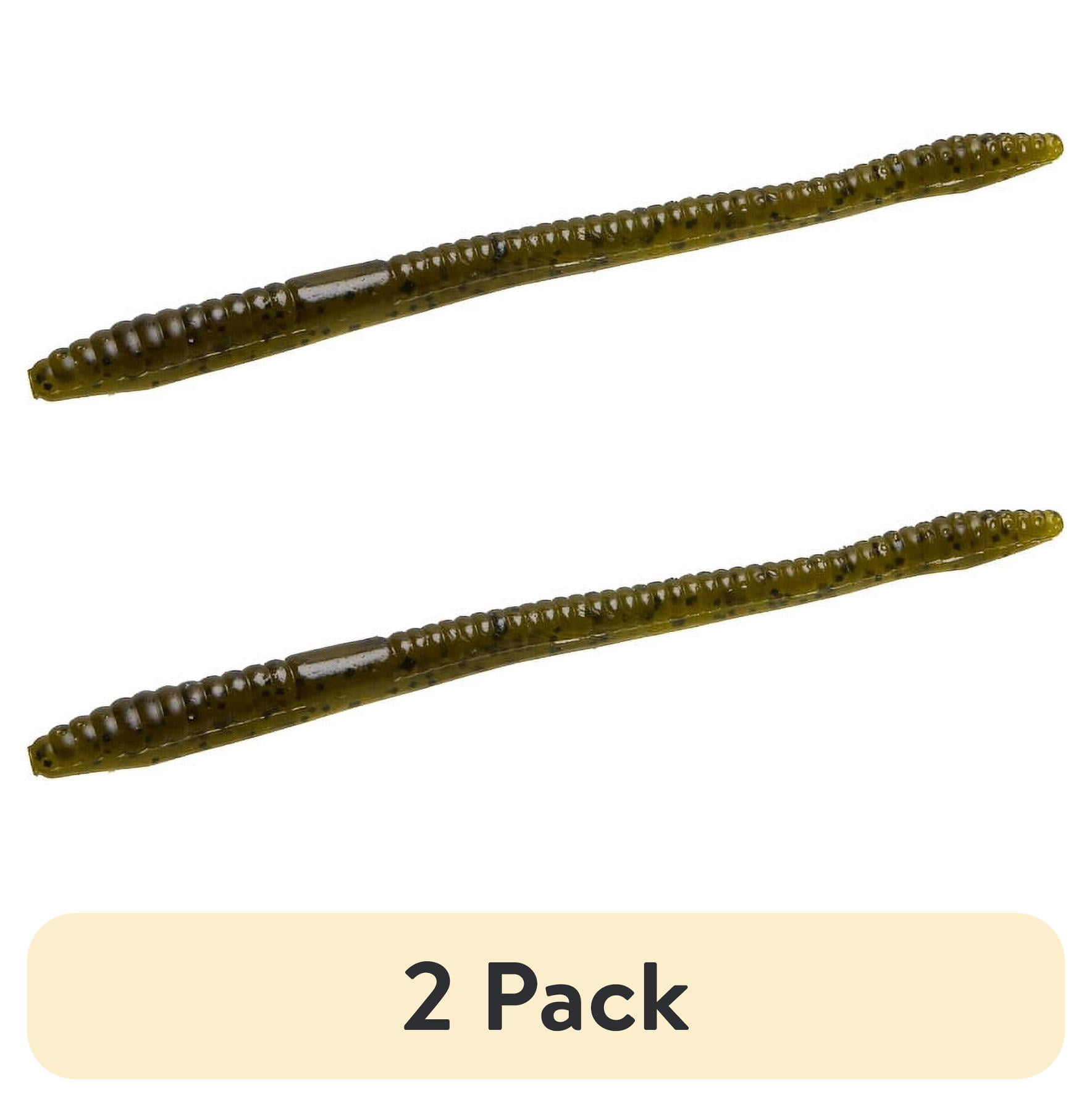 (2 pack) Zoom Finesse 4.5'' Green Pumpkin 20pk