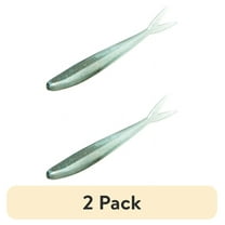 (2 pack) Zoom Fluke 4'' Smokin Shad 10pk