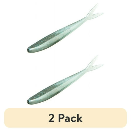 (2 pack) Zoom Fluke 4'' Smokin Shad 10pk