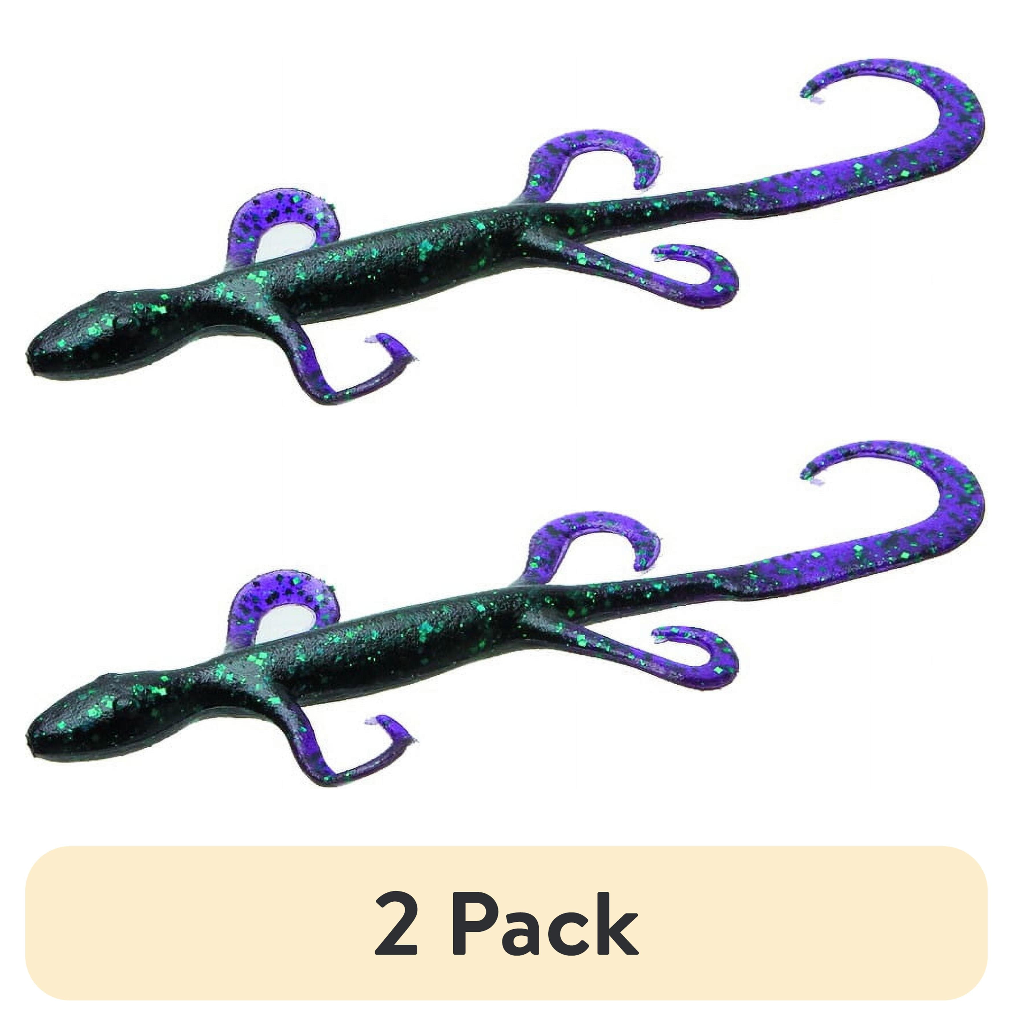 Zoom 6'' Junebug Lizard Soft Plastic Bait 9pk for Bass and Panfish