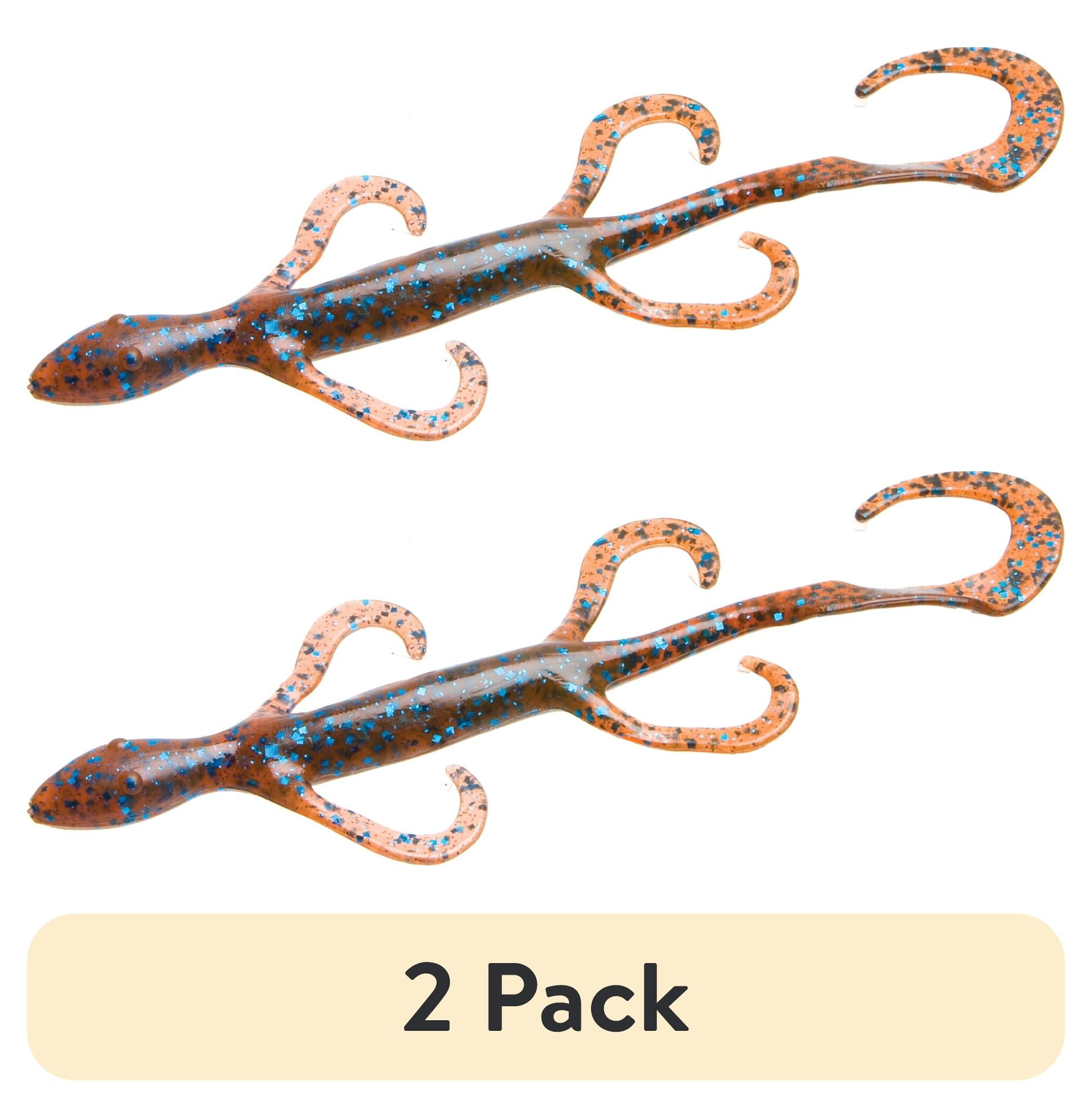 2 pack) Zoom Lizard 6'' Moccasin Blue 9pk - Walmart.com