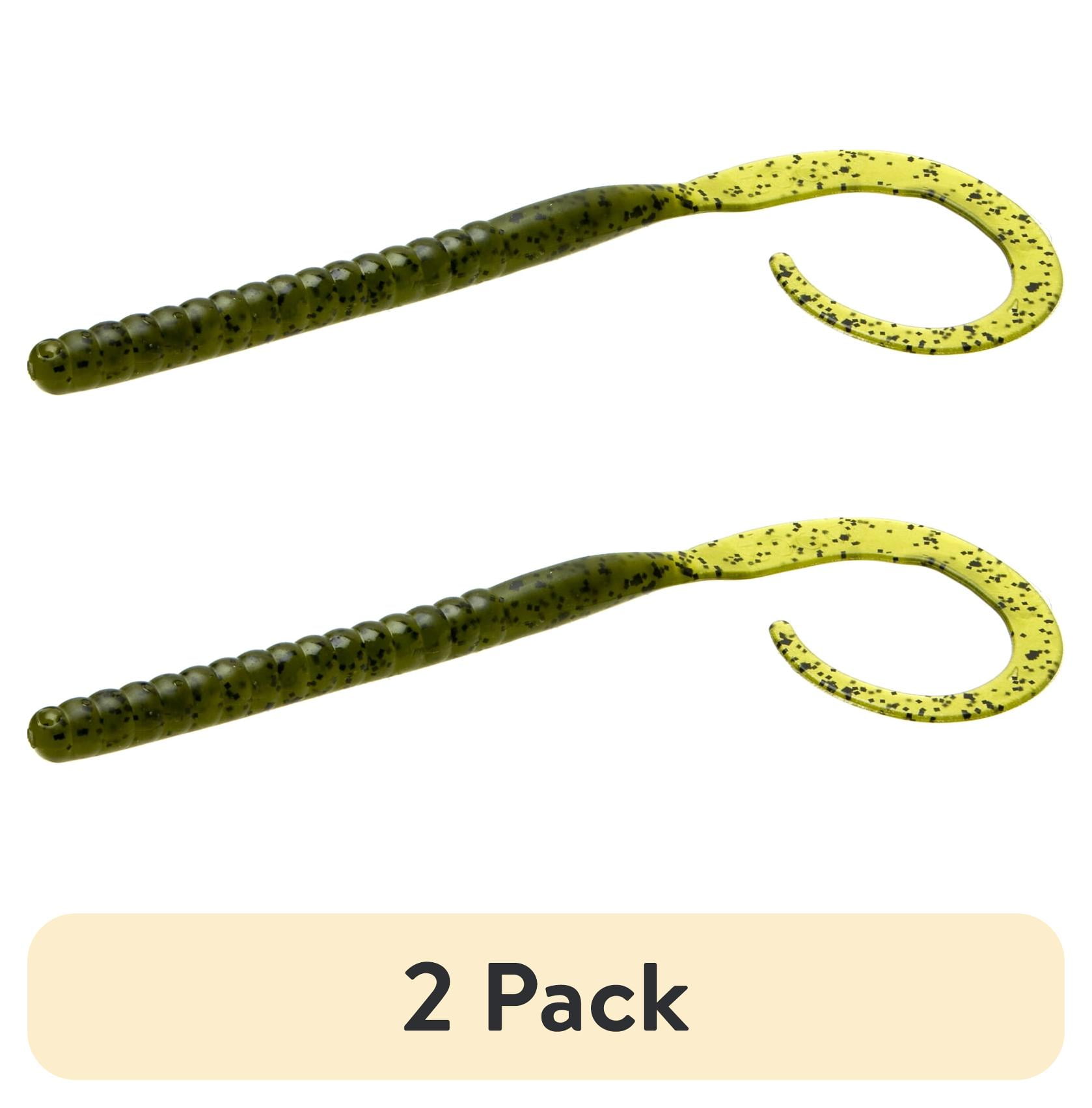 2 pack) Zoom U-V Speed Worm 6'' Watermelon Red 15pk - Walmart.com