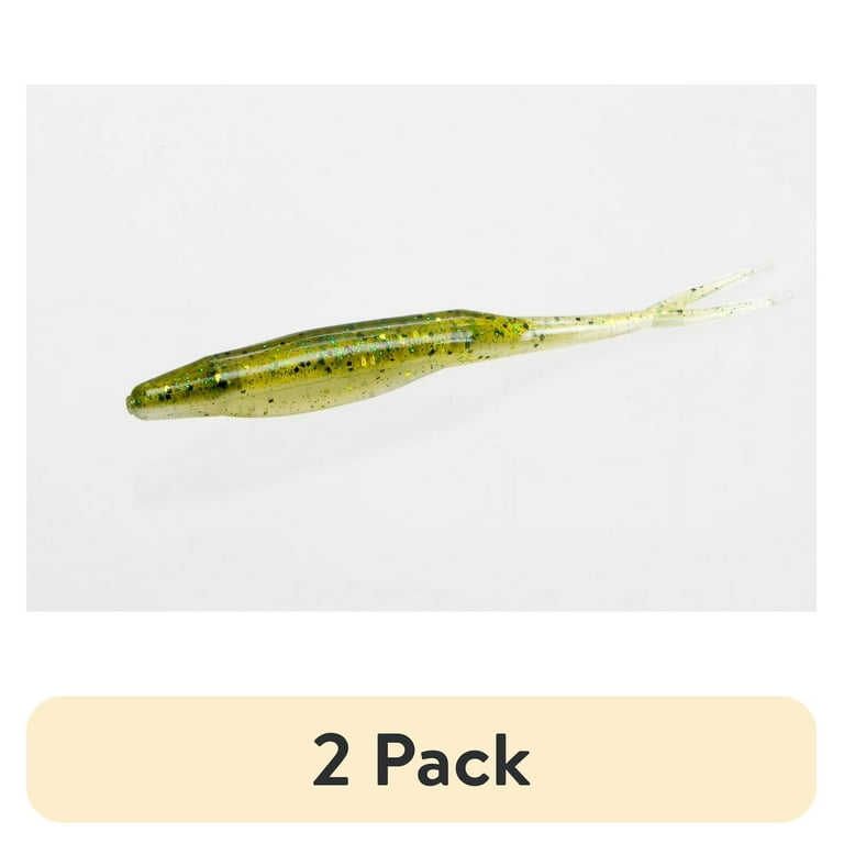 2 pack) Zoom Super Fluke 5'' Baby Bass 10pk - Walmart.com