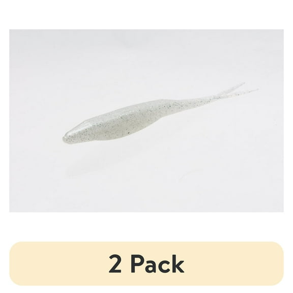 (2 pack) Zoom Super Fluke 5'' Silver Rainbow 10pk