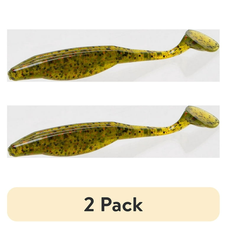 2 pack) Zoom Swimmin Super Fluke Jr Watermelon Red 10pk - Walmart.com