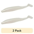 thumbnail image 1 of (2 pack) Zoom Swimmin Super Fluke White Pearl 5pk, 1 of 9