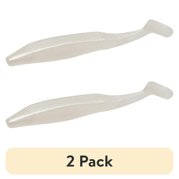 (2 pack) Zoom Swimmin Super Fluke White Pearl 5pk