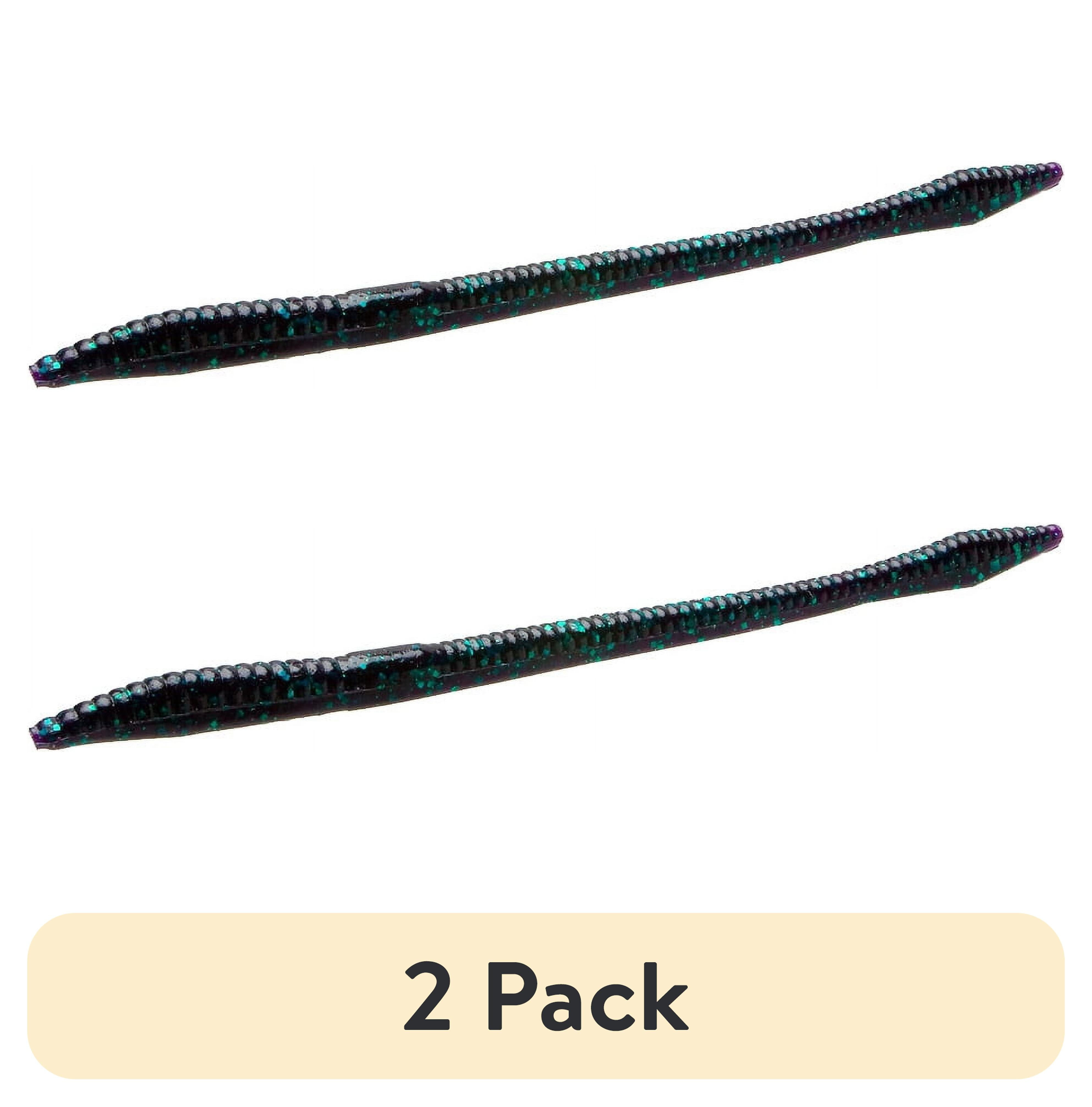 2 pack) Zoom Trick Worm 6.5'' Junebug 20pk - Walmart.com