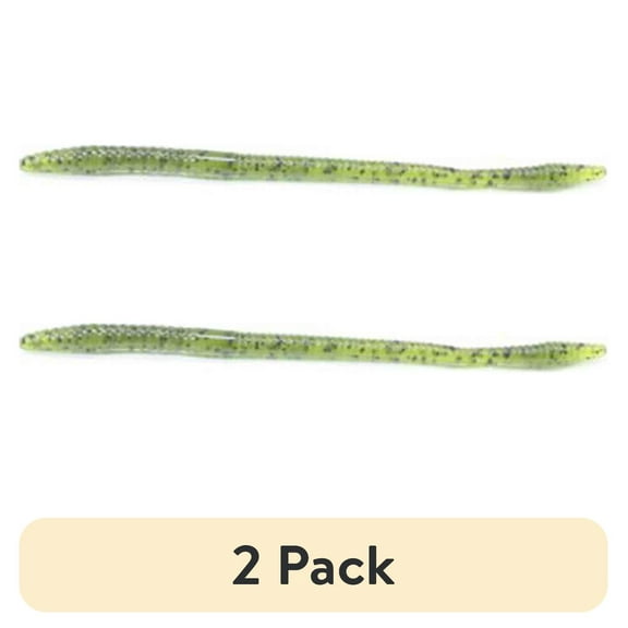 (2 pack) Zoom Trick Worm 6.5'' Watermelon Seed 20pk