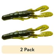 (2 pack) Zoom U-V Speed Craw 3.5'' Green Pumpkin 12pk