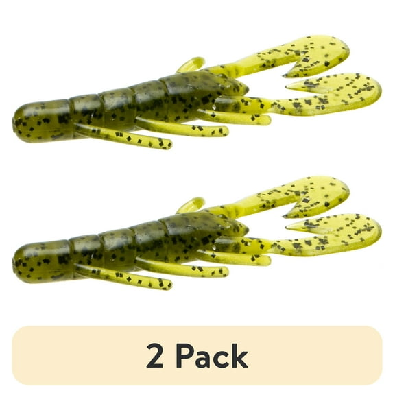 (2 pack) Zoom U-V Speed Craw 3.5'' Watermelon Seed 12pk