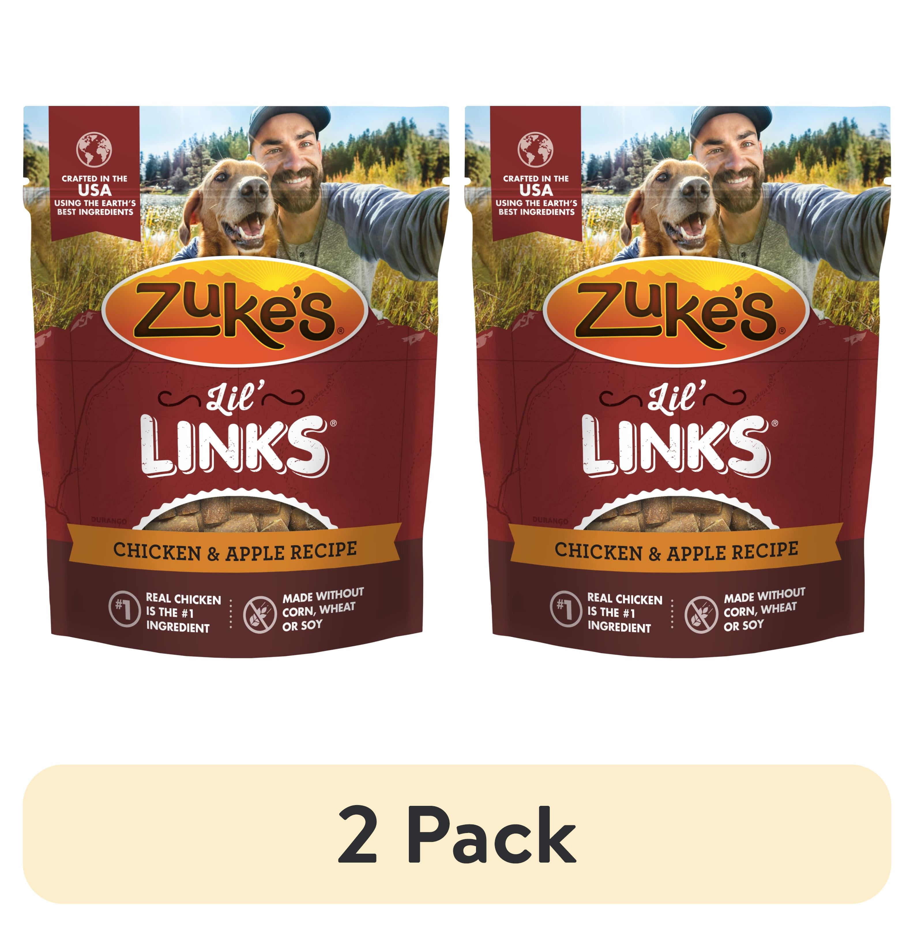 Zuke's Lil' Links Soft Dog Training Treats, Natural Chicken