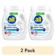 2 pack all Free Clear Mighty Pacs, 60 Count
