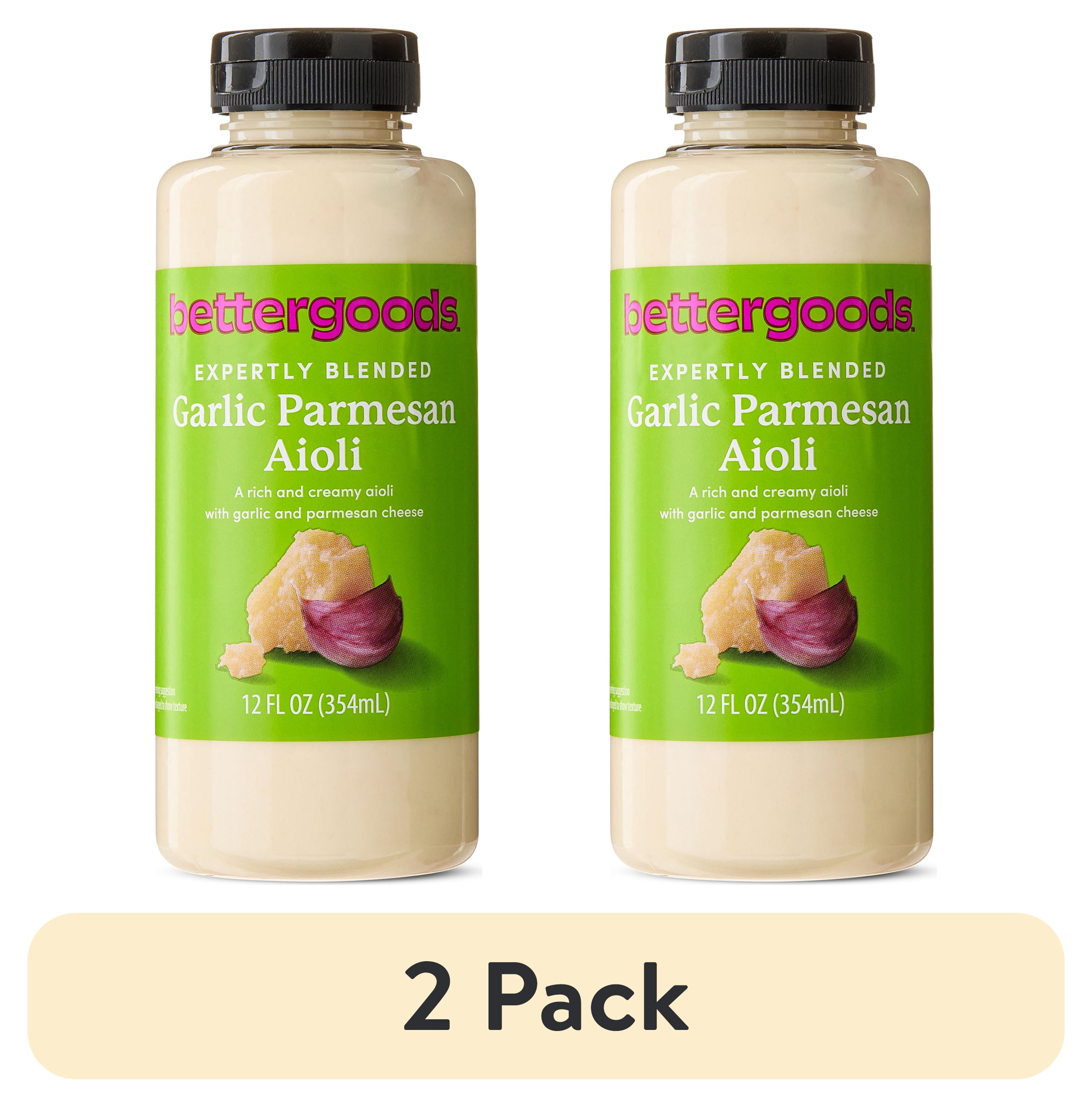 Expertly (2 pack) bettergoods Expertly Blended Garlic Parmesan Aioli Spread, 12 ...