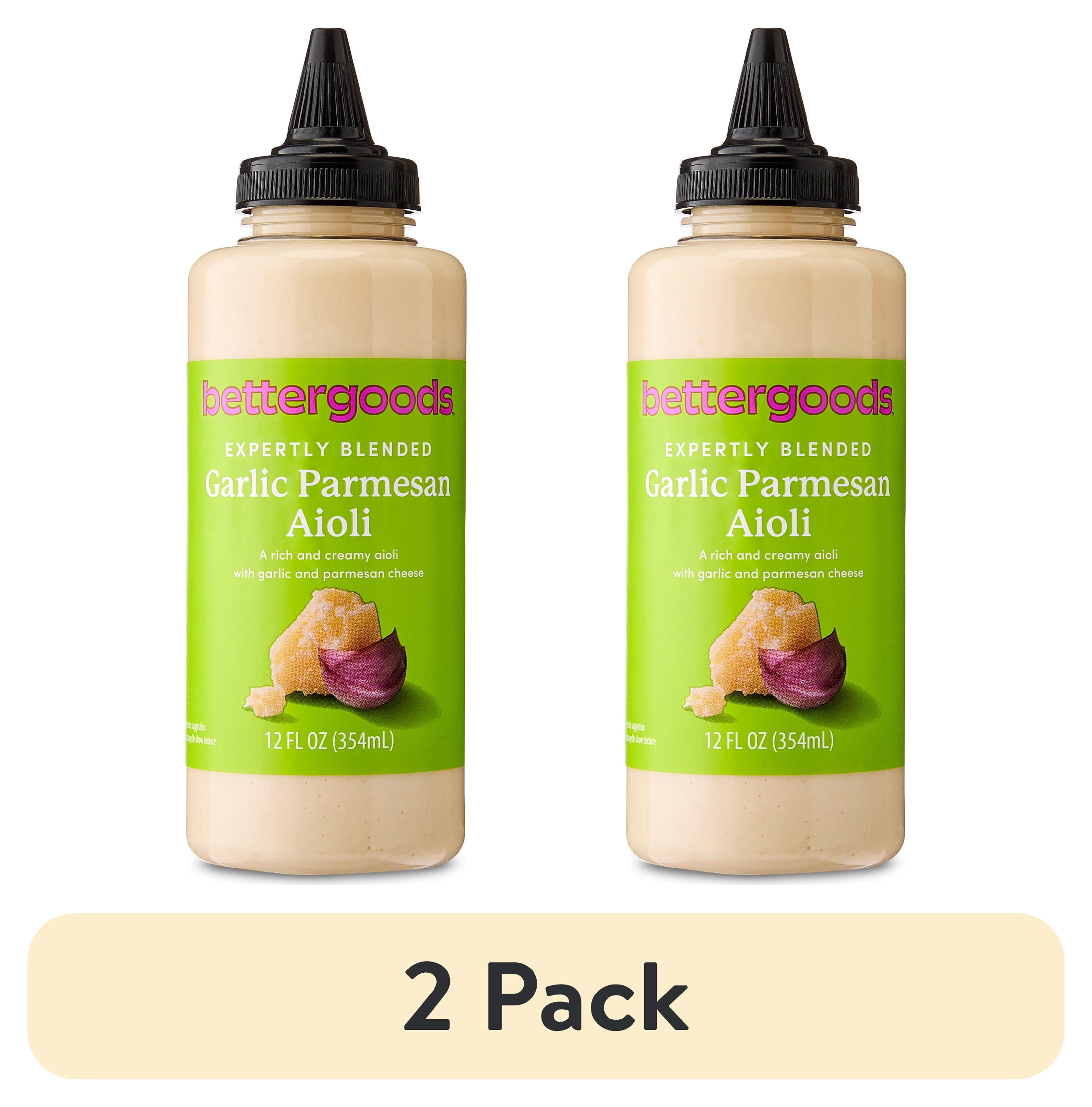 Expertly (2 pack) bettergoods Expertly Blended Garlic Parmesan Aioli Spread, 12 ...