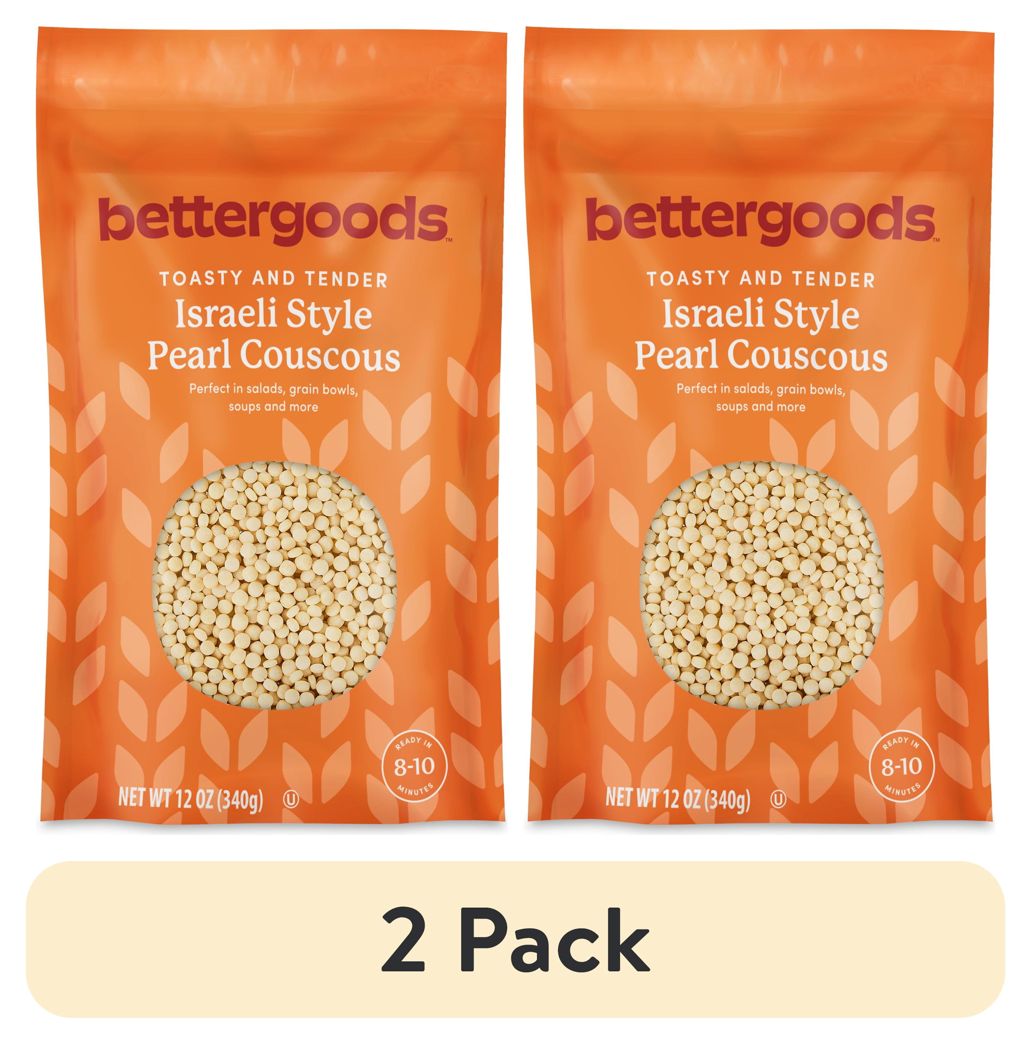 (2 pack) bettergoods Israeli Style Pearled Couscous, 12 oz