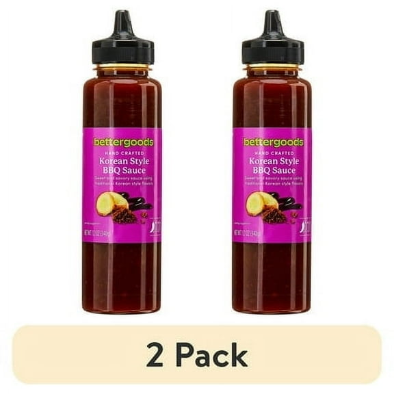 (2 pack) (2 pack) bettergoods Korean Style BBQ Sauce, 12 oz
