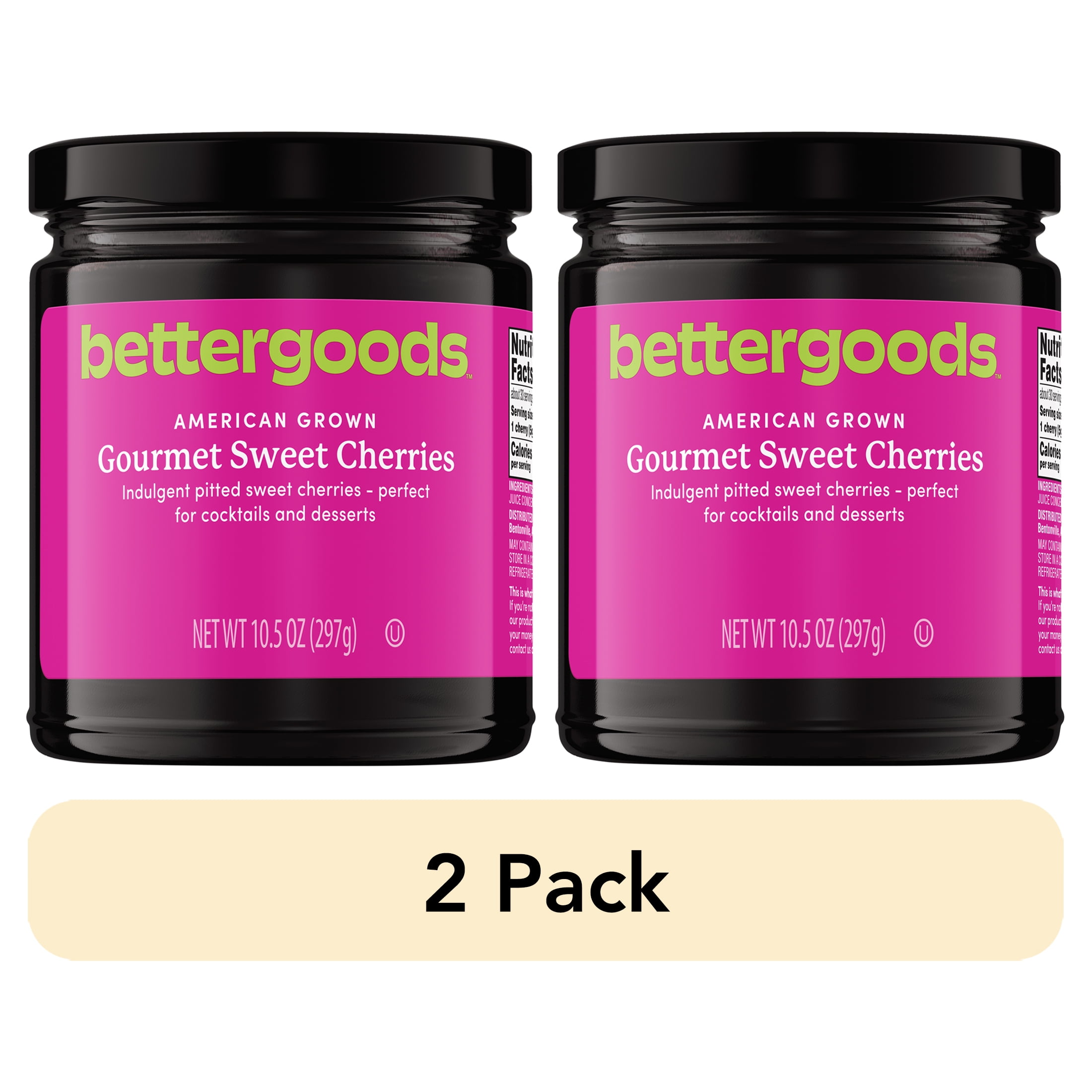 2 pack) bettergoods Gourmet Sweet Cherries, 10.5 oz - Walmart.com
